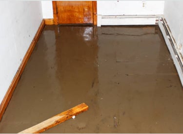Flooded basement