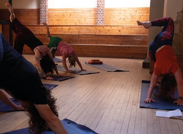 George Payne Yoga Teacher Norwich Group Class evening all levels, beginners