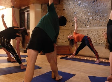 George Payne Yoga Teacher Norwich Group Class lunch break working from home