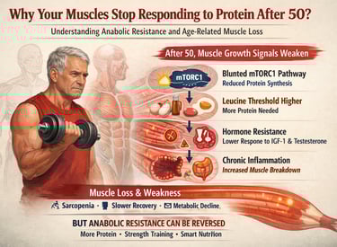 Anabolic Resistance: The Biological Reason Your Muscles Ignore Protein After 50