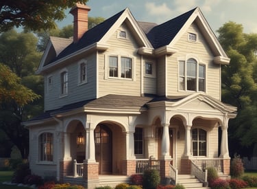 A professional discussing insurance paperwork with a homeowner in a bright kitchen.