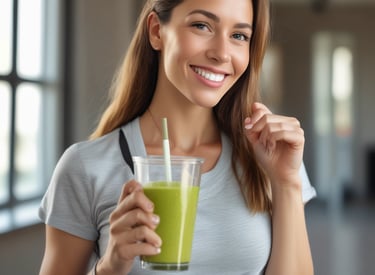 Close-up of fresh oranges and vitamin C capsules on a wooden table