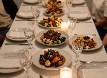 A colorful protest sign advocating for pesticide reform held high at a sunny park rally.