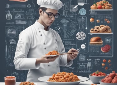 A modern kitchen space blending traditional tools with contemporary design.