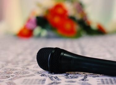 microfone para música ao vivo em funeral