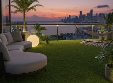 high-traffic turf, turf for condos