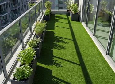 upgrade your balcony with turf