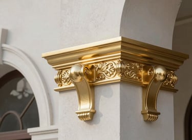 Luxurious matte black metal trims accentuating a modern staircase design.