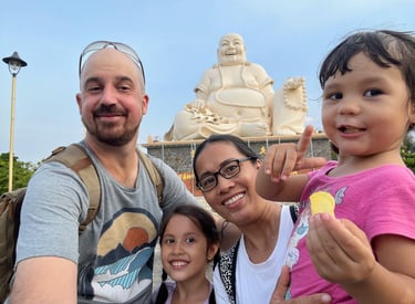 famille en voyage au Vietnam