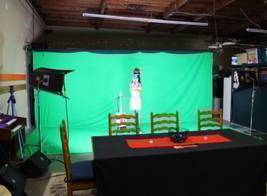 photo shoot in Torrance video podcast studio