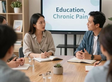 Functional medicine practitioner consulting with a patient.