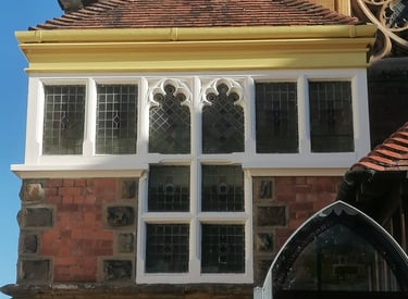 Church exterior painted by Dave Camp