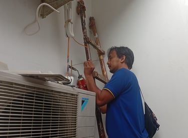 Kamuning Teknik melayani berbagai kebutuhan Service AC di Bogor, mulai dari isi freon, service AC ru