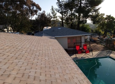 new shingle roof in Alpine CA