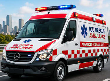 ICU Rescue Ambulance Service Lucknow