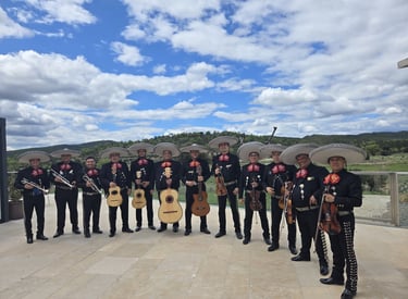 Mariachi actuando en evento privado en Madrid