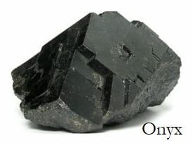 Onyx, Agate noire