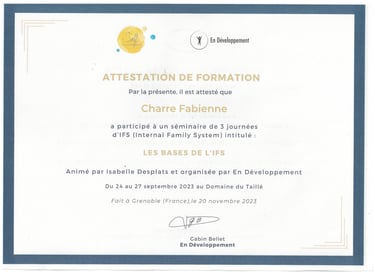 attestation de formation les bases de l'ifs