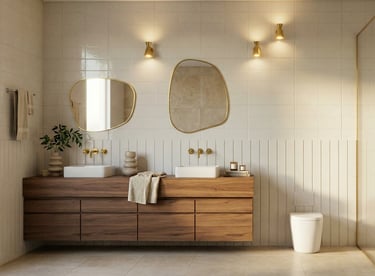 BATHROOM NATURAL MEDITERRANEAN STYLE