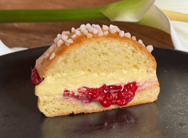 recette tropezienne ispahan framboise rose litchi