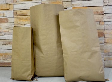 sacos y bolsas de papel kraft multicapas