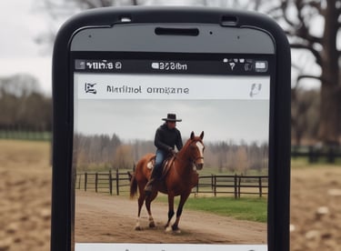 a person holding a cell phone in their hand