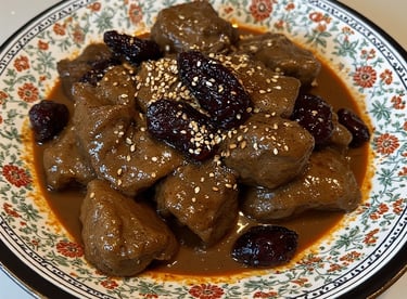 Meat with prunes
