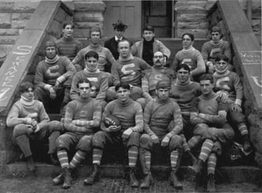 1899 Associaiation Football Rugby Uniforms