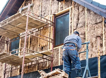 Chantier immobilier respectant les normes RE2020 