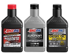 AMSOIL Motor Oil Bottles