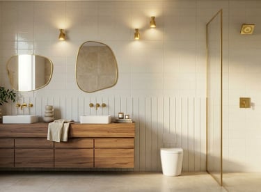 BATHROOM NATURAL MEDITERRANEAN STYLE