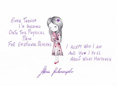 EFT tapping, tecnica rilascio emozionale, disegno EFT, carta EFT, stefania santarcangelo
