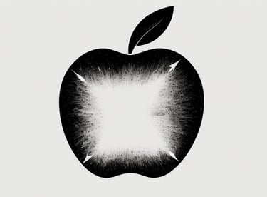 An apple depicting the inability to escape 