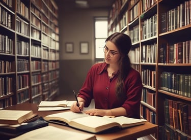 A group of students discussing in a classroom with charts on the wall.