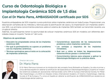 cruso de dentista biologico, cartel