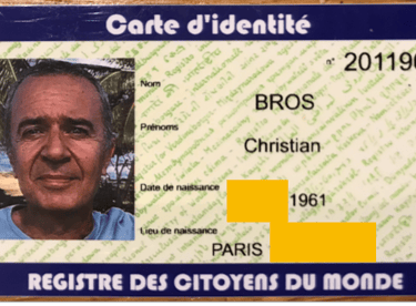 Registre des citoyens du monde