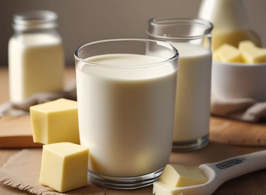 boy in blue jacket standing beside cow on green grass field during daytime