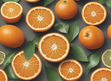 A close-up of ripe, golden peaches with soft fuzz on their skin, resting on a rustic table