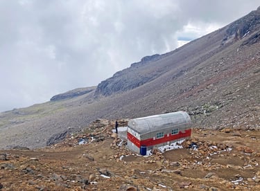 The Refugio de los Cien in Izta-Popo Zoquiapan National Park