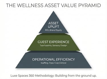 Infographic of The Wellness Asset Value Pyramid