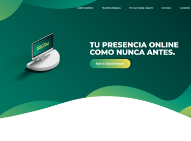 Captura de la web de Digital Dreams
