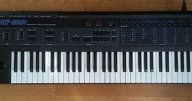 Korg DW8000, Poly hybrid synthesizer with wavetable oscillators.
