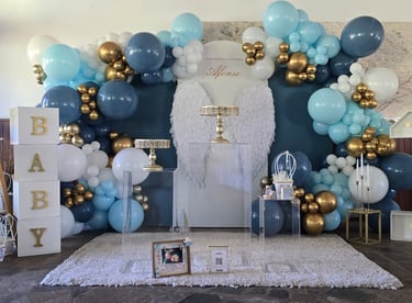 Decoração para batizados e comunhões - Só Pula, Eventos, Animação e Catering