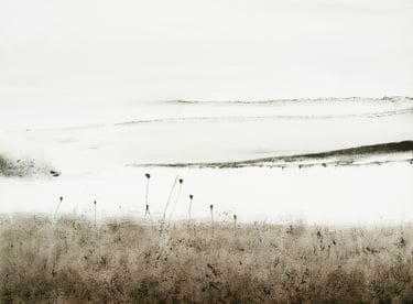 Artiste Jaï - Acrylique sur Toile - Collection "Les grands espaces" numero 1 - 73x60cm Vendu