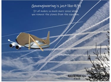 Arrested Sun Geoengineering Awareness Memes - 9/11 No Planes