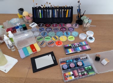 Palette pour animation maquillage Grenoble