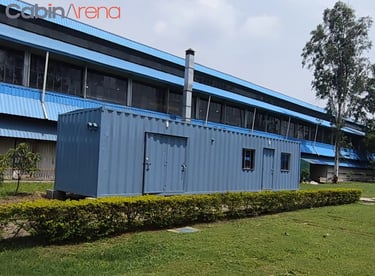 CabinArena's Office Container for Temporary Office at Manufacturing Unit of a Motor Manufacturing Co