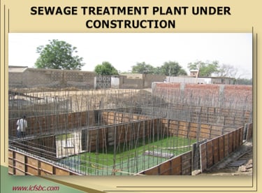 Sewage Treatment Plant under Construction