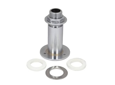 "Durable deep freezer SS spare parts with threaded fitting and washers"