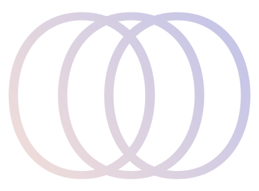 brand mark of Foodism360 consisting of three overlapping circles in sunrise colours